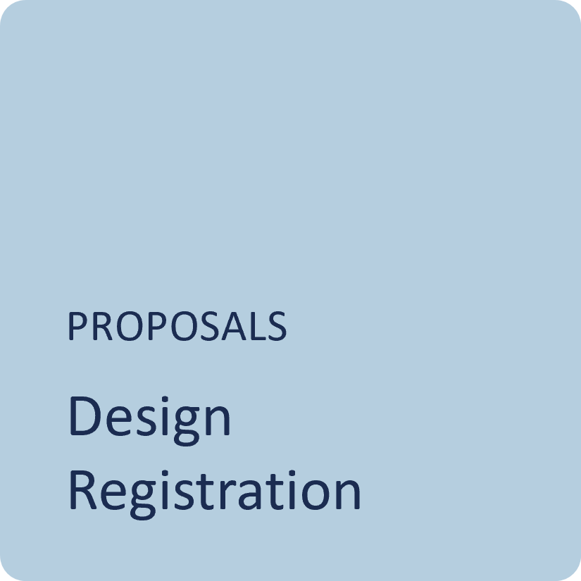 Proposals: Design Registration