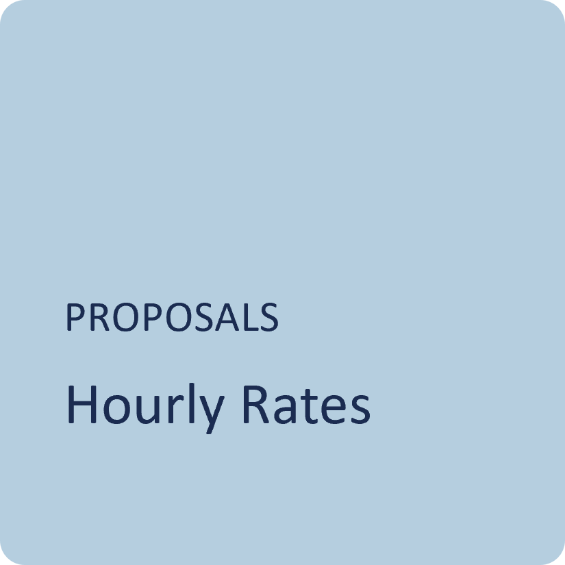 Proposals: Hourly Rates